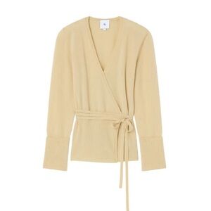 Goop G. label Natalie 100% Cashmere Wrap Sweater NEW